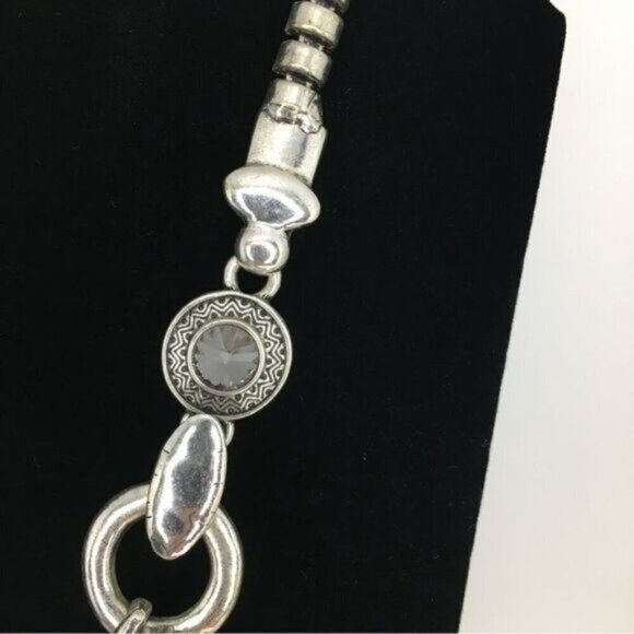 Vintage Art Nouveau Steam Punk Chunky Floral Botanical Grandeur Necklace - Picture 6 of 8